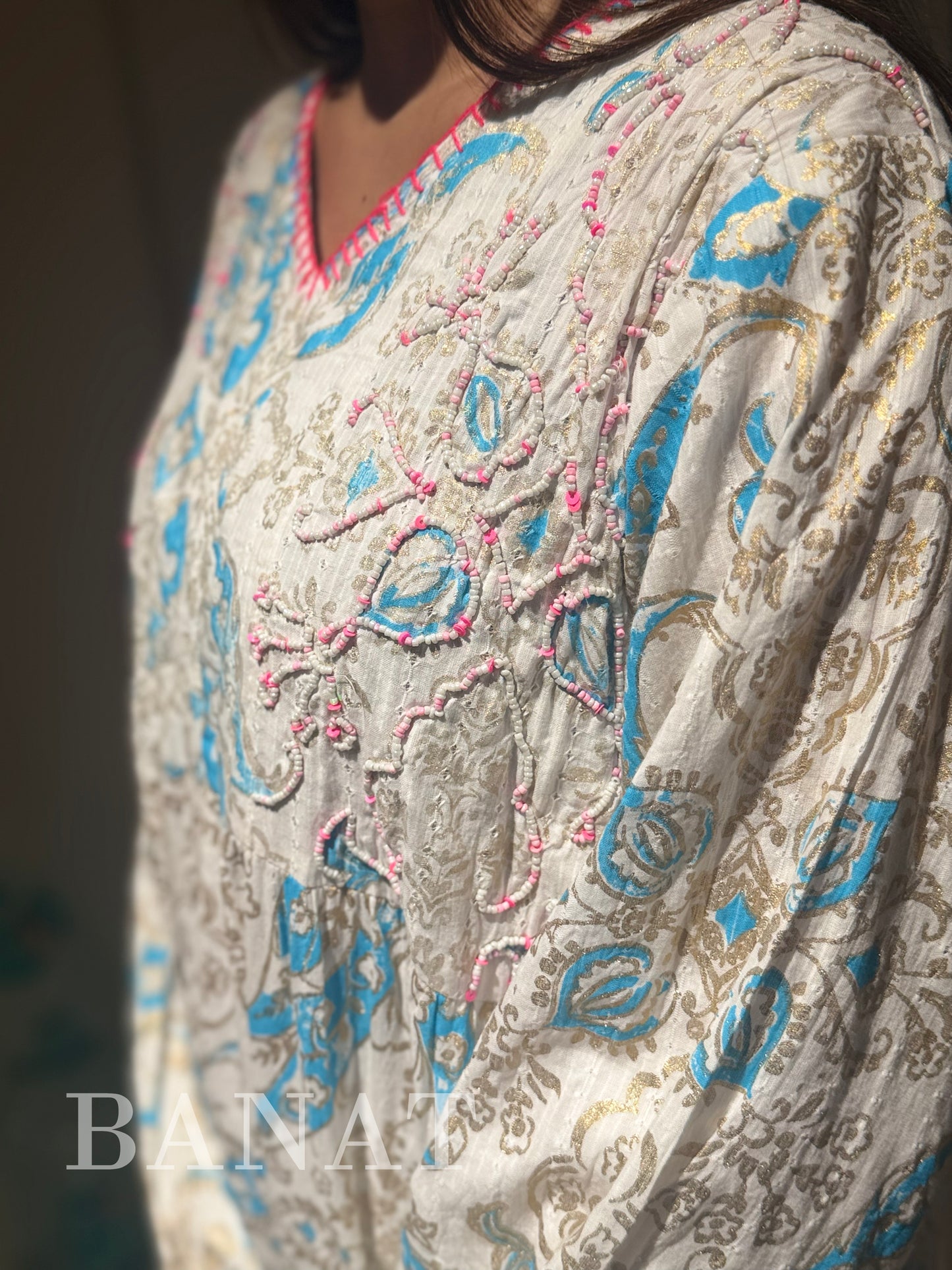 Serene Paisley Tiered Maxi Dress