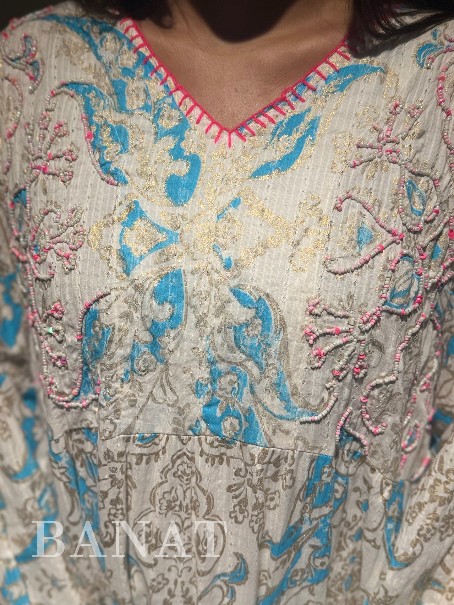 Serene Paisley Tiered Maxi Dress