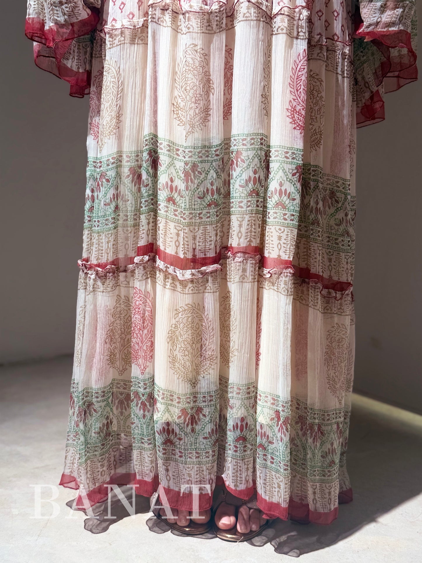 Elegant Tiered Maxi Dress