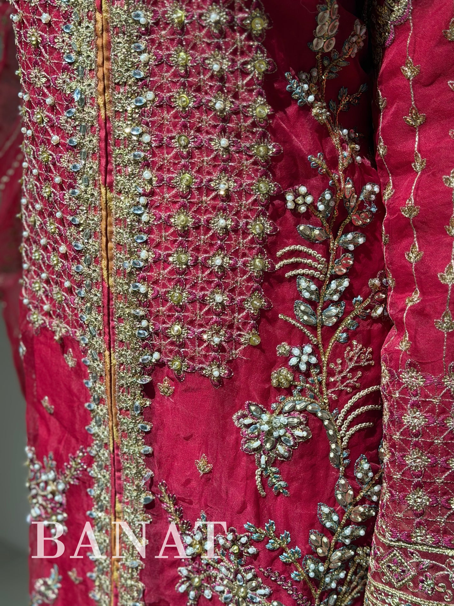 Exquisite Fuchsia Pakistani Party Wear Suit