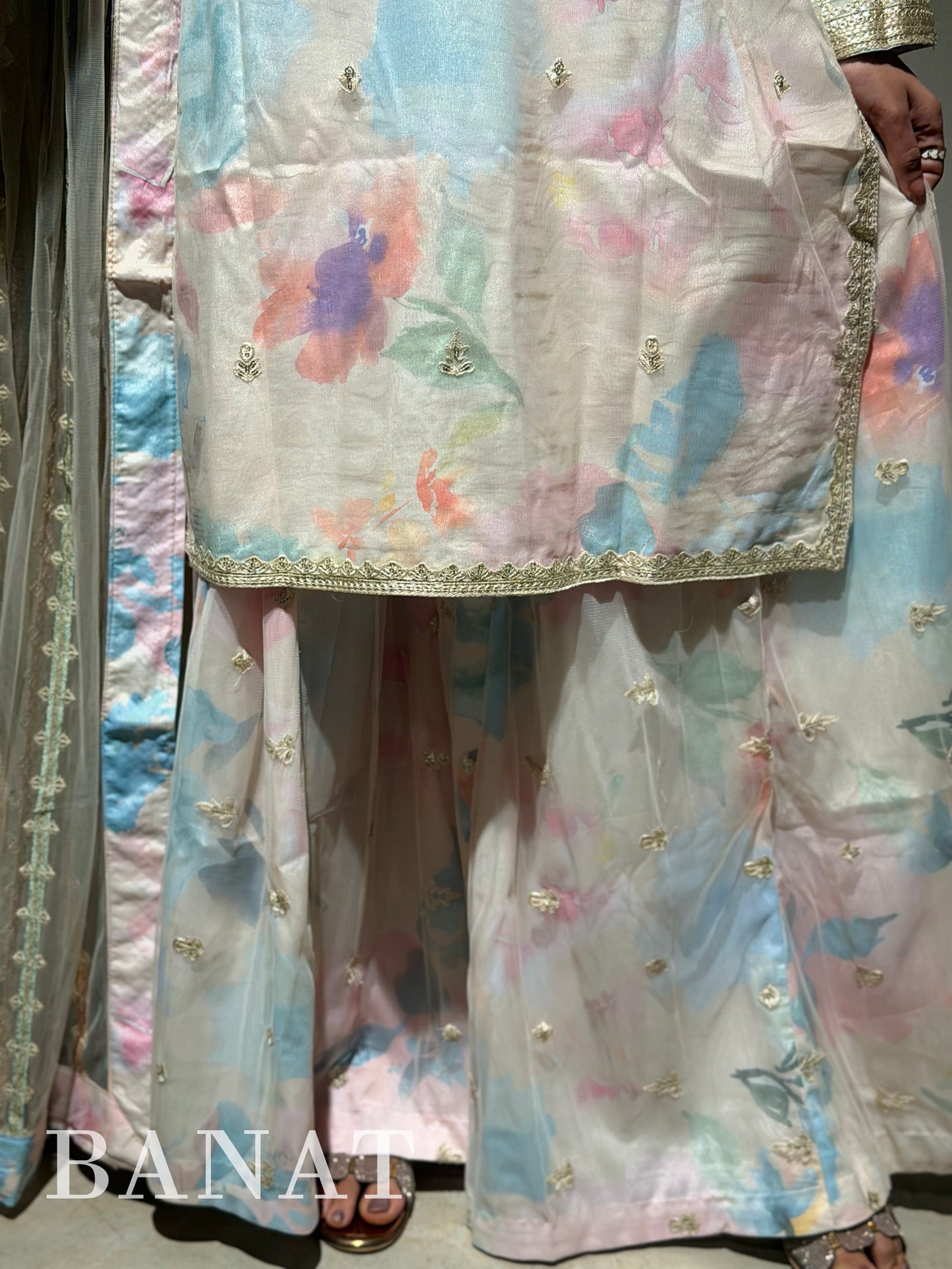 Noor-e-Pastel Embroidered Ensemble