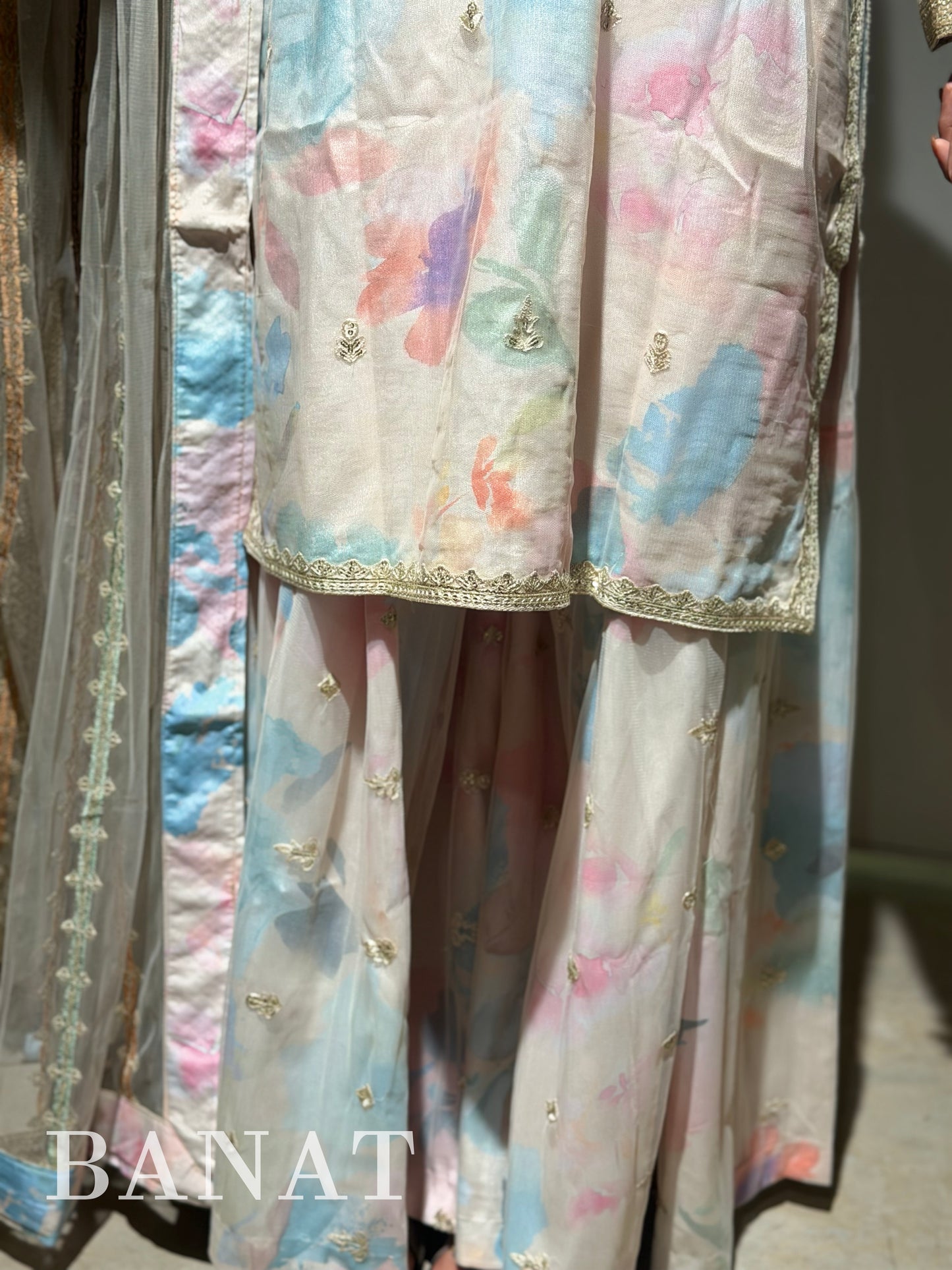 Noor-e-Pastel Embroidered Ensemble
