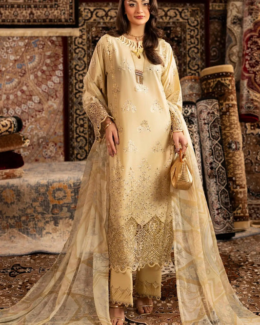 Summer Luxury Embroidered Pakistani Lawn Suit