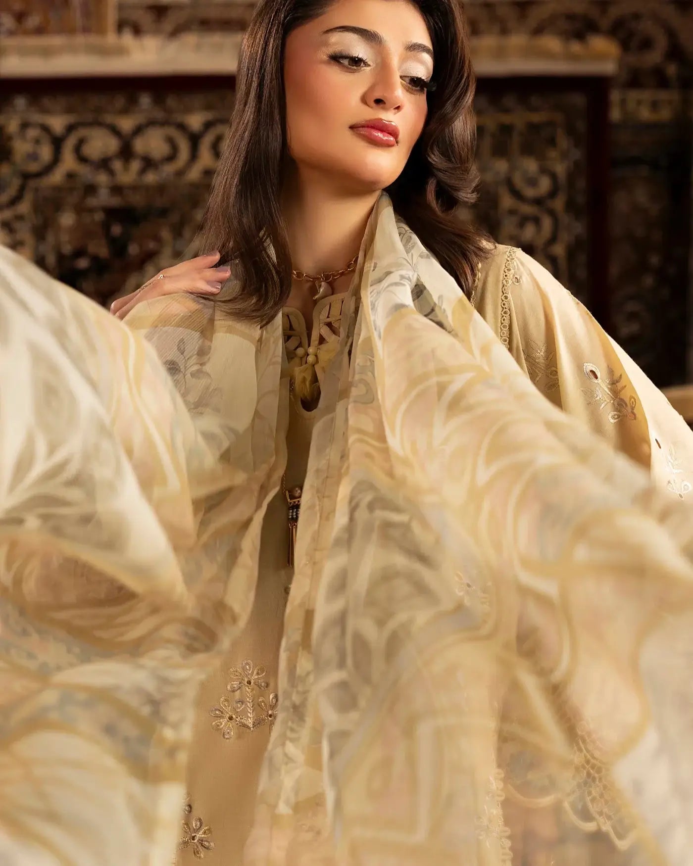 Summer Luxury Embroidered Pakistani Lawn Suit