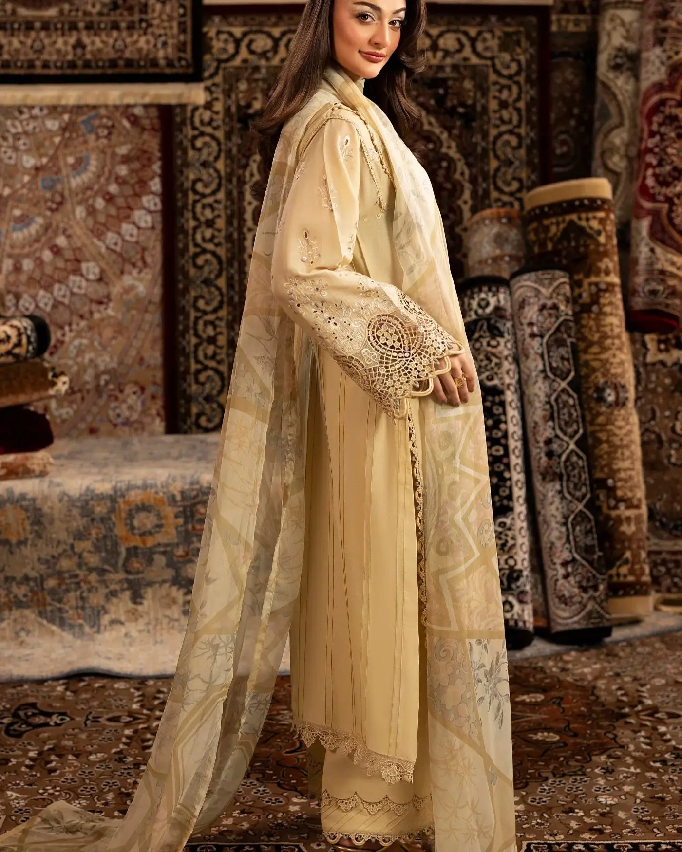 Summer Luxury Embroidered Pakistani Lawn Suit