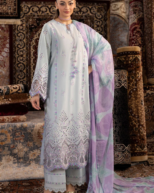 Mint Mirage – Summer Luxury Pakistani Embroidered Lawn Suit