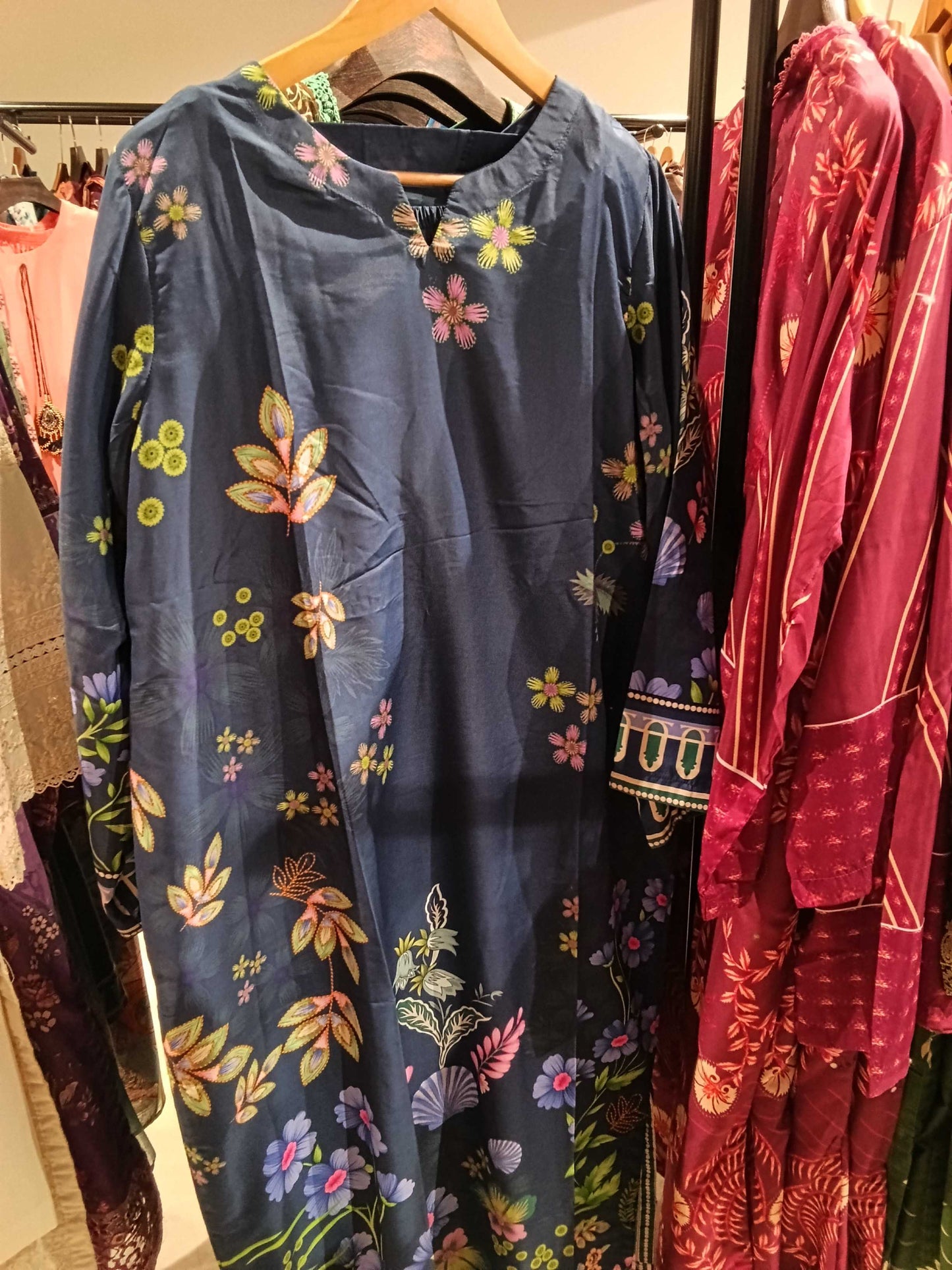 Pakistan kaftan dark blue -PKMYS260 303017S